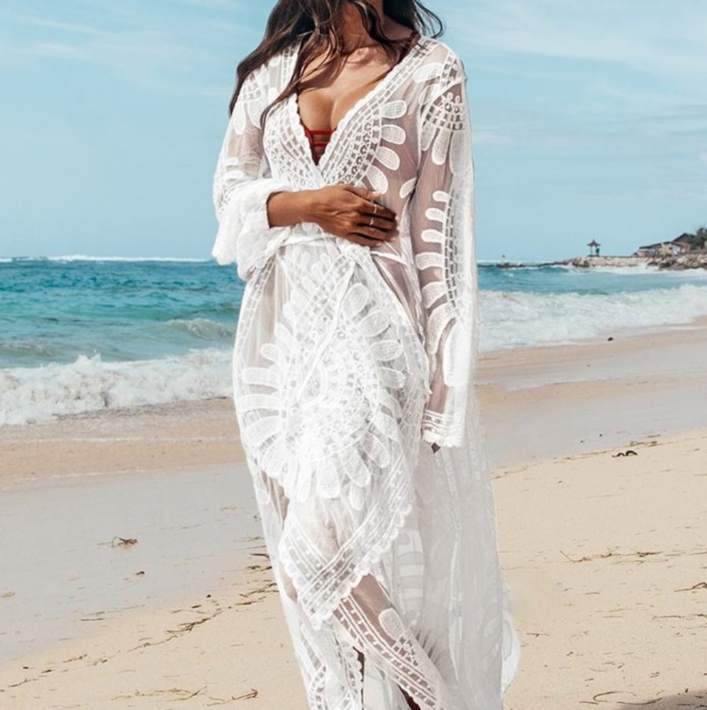 Long Kimono Cover Up